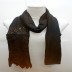 Designer Half Net Stole- Black
